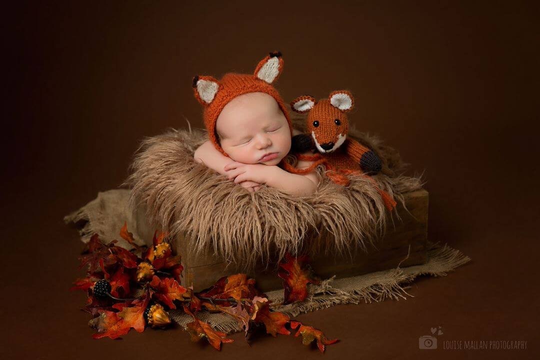 Autumn Newborn Photography